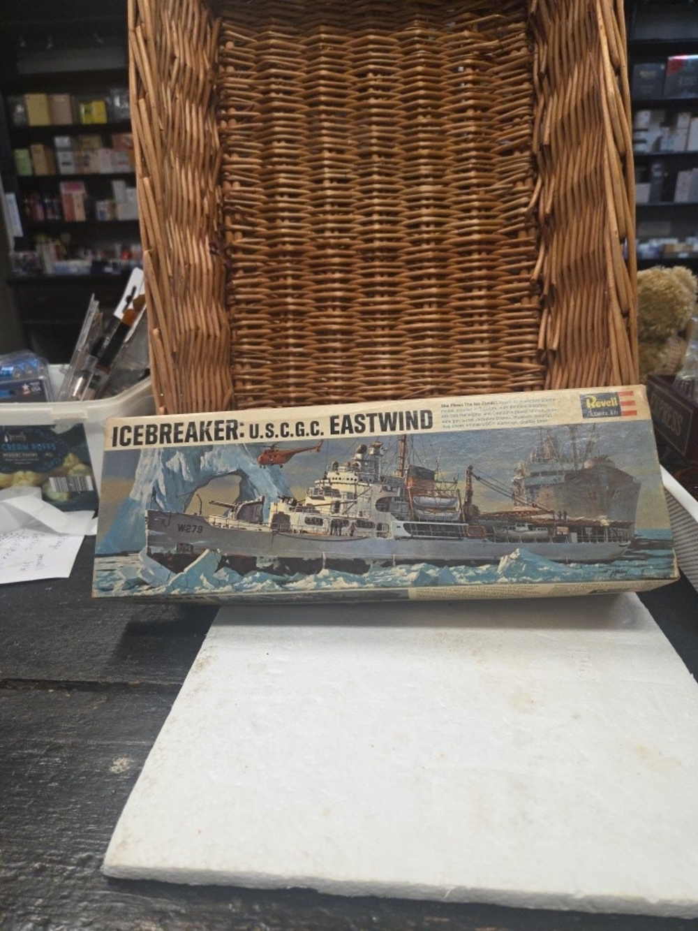 Vintage 1966 Icebreaker U.S.C.G.C. Eastwind Model Kit -